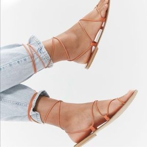 UO Margerite gladiator strappy lace up sandals